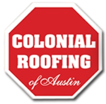 One of the best attic insulation companies is Colonial Roofing, where an image shows the company's logo.
