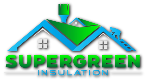 One of the best attic insulation companies is SuperGreen Insulation, where an image shows the company's logo.