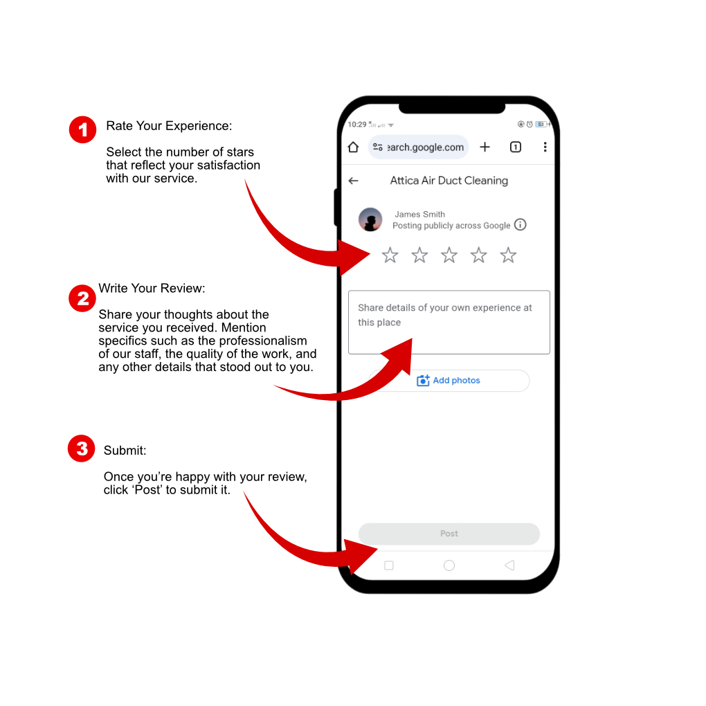 REVIEW GUIDE Attica Air Duct Cleaning